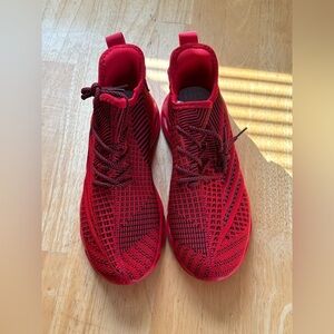 Men Red and Black Athletic Sneakers